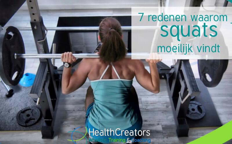 7 redenen waarom je squats moeilijk vindt